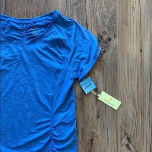 Tangerine workout top